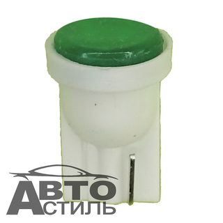 Светодиод 12V T10 COB Green 6 CHIP  (без цок) зеленый