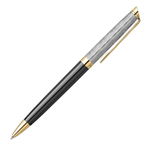 Шариковая ручка Waterman Reflections of Paris Hemisphere DeLuxe Black GT Mblue в подарочной коробке