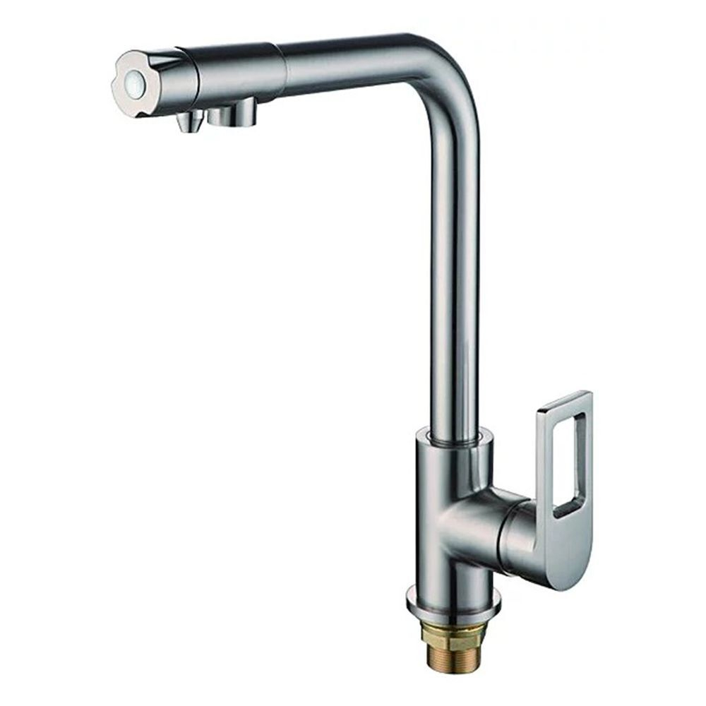 Смеситель для кухни, Frap, с картриджем, подкл к фильтр, сатин, F4372-5