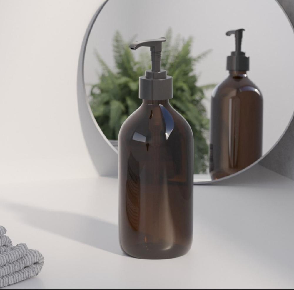 Флакон 500 мл 28 мм ПЭТ покатые плечи №8