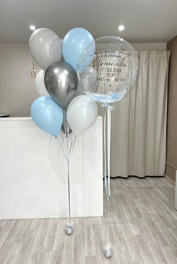 Шары на выписку №76