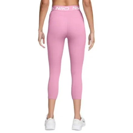 Леггинсы Nike Pro 365 Tight - pink rise/white