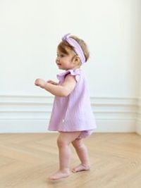 Сарафан муслиновый с блумерами "Сирень" 0+