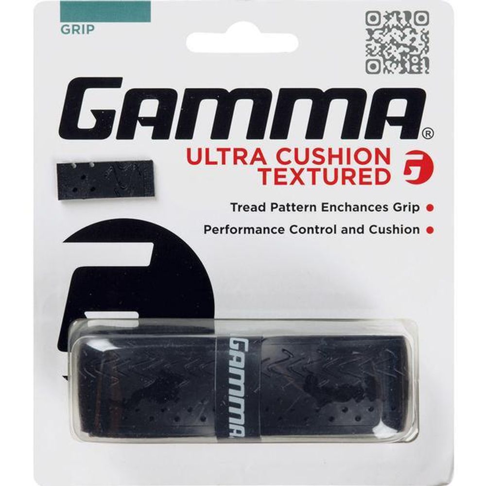 Намотки теннисные базовая Gamma Ultra Cushion Textured 1P - black