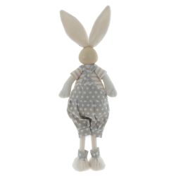 GAEM Игрушка набивная "Заяц/Зайка", L11 W10 H43 см, 2в.