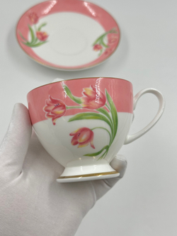 Чайная пара с тюльпанами Yves Saint Laurent