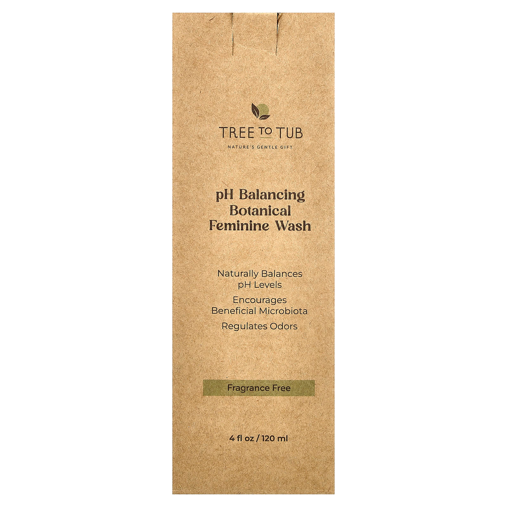 Tree To Tub, очищающее средство для женщин с растительным балансом, без отдушек, 120 мл (4 жидк. унции)