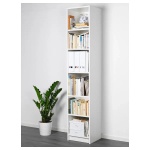 Открытый книжный шкаф - BILLY IKEA/БИЛЛИ ИКЕА, 40х40х202 см, белый