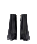 Кожаные ботильоны