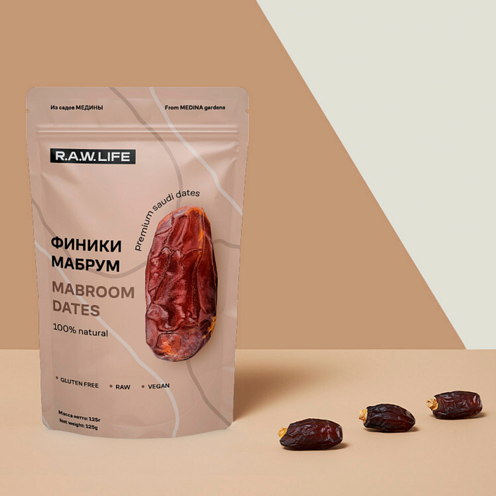 R.A.W. LIFE Финики Мабрум из садов Медины 125 гр