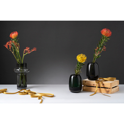 Ваза для цветов 17см Bergenson Bjorn Hildy черная