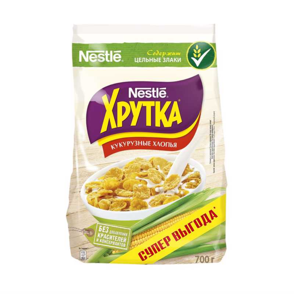 Готовый завтрак Nestle Хрутка кукурузные хлопья 700 гр