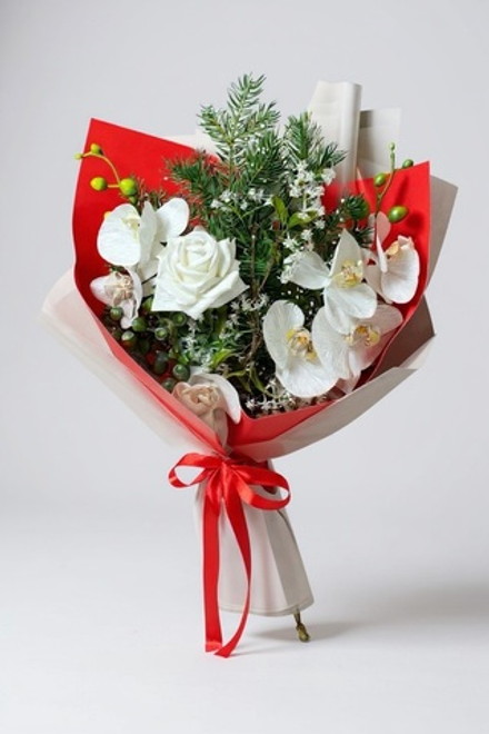 Форма № 3. Прозрачная матовая пленка + красная.