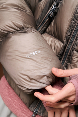 Куртка Nothomme Blue Monte Women’s Large Down Jacket "Ash Purple"