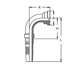 Фитинг DN 20 SFL 1 44.5 (90) Interlock