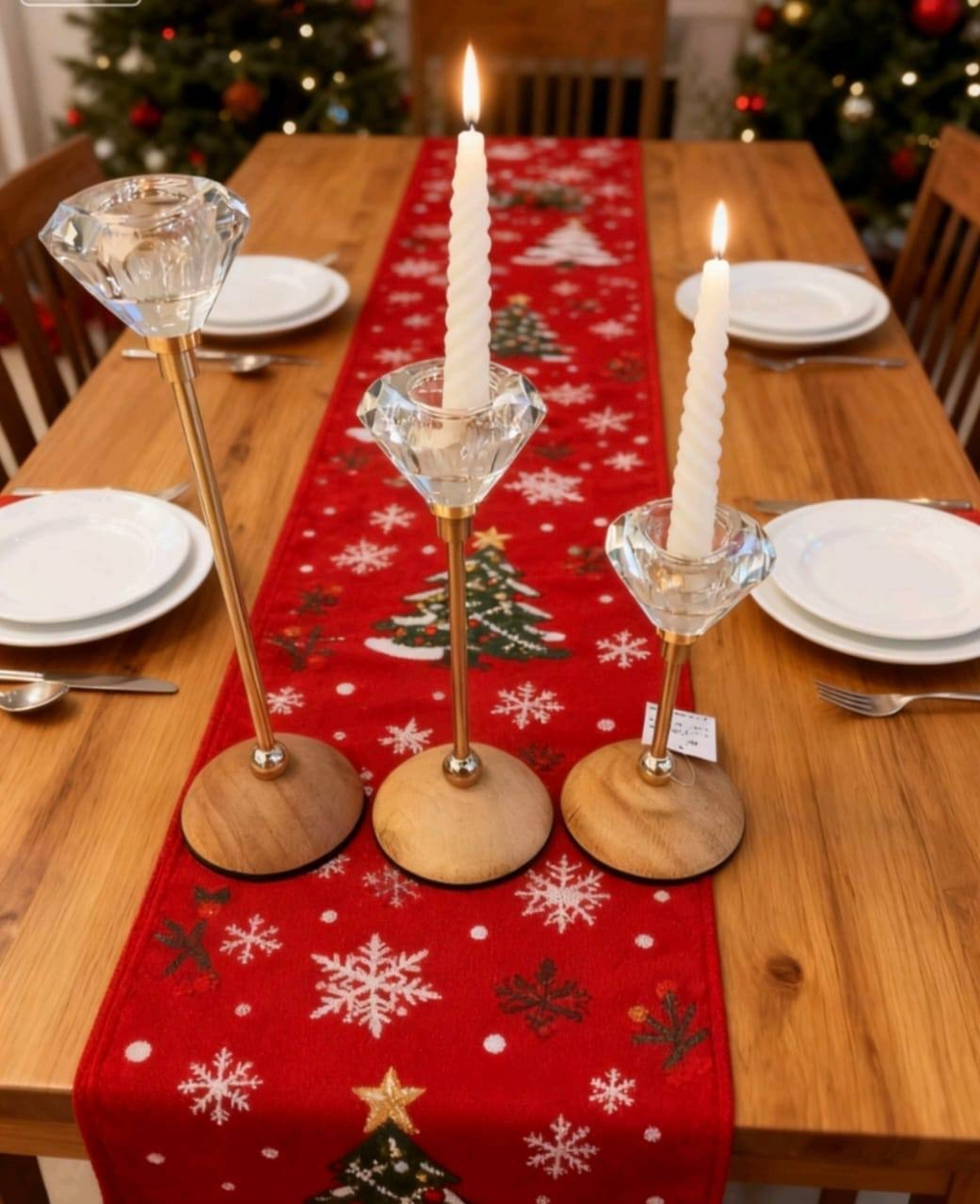 Подсвечники с формой бриллианта