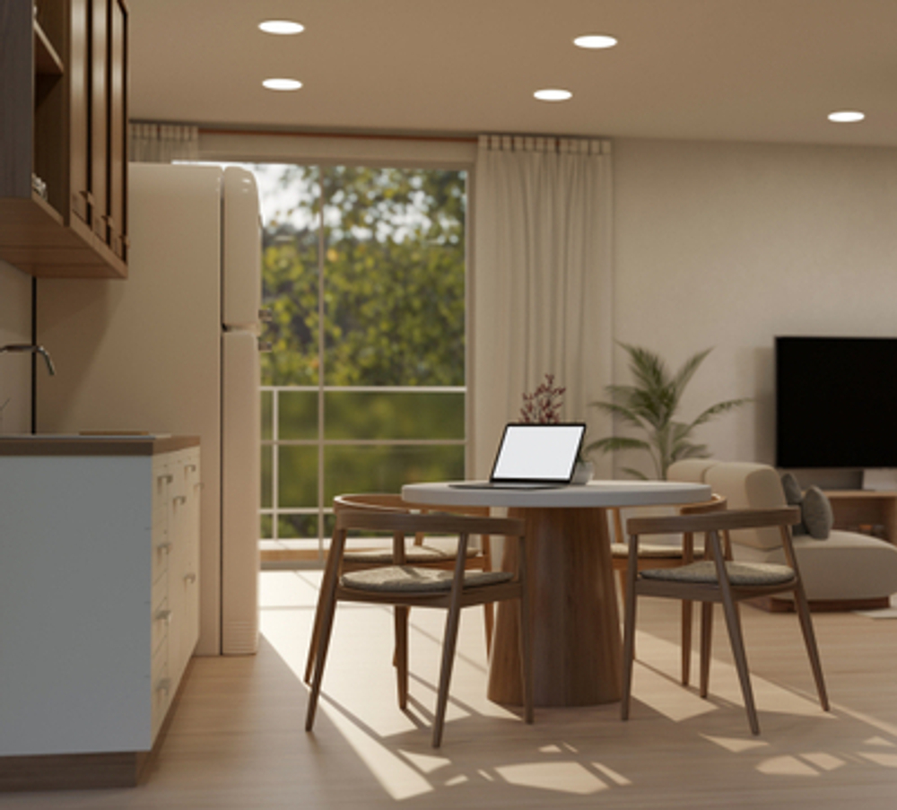 Светильник ДВО 1605 белый круг LED 12Вт 4000K IP20 IEK