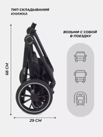 Коляска модульная Rant Moss 2025 Black