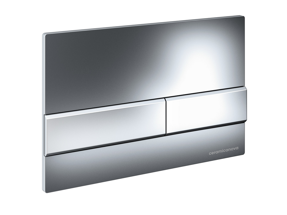Система инсталляции для унитазов CERAMICANOVA Envision с кнопкой смыва Flat цвет хром, креплениями, арт. CN1002CH