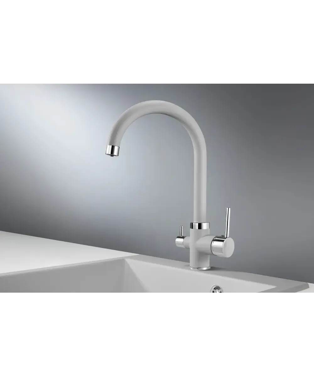 Кухонный смеситель Kuppersberg KARIA GREY ROCK фото 2