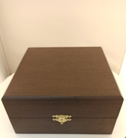 Подстаканник с позолотой "Герб России" в футляре