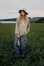 Лонгслив Called a Garment Climber пыльно-зеленый