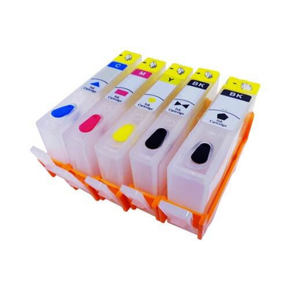 Набор картриджей ПЗК (T2601, T2611-2614) для Epson XP-600/605/700/800 5 шт Re-XP800 auto (БЕЗ ЧЕРНИЛ) IST