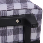 Тележка хозяйственная с сумкой (83*28*17см, колеса 5 см, грузоподъемность до 15 кг) клетка SYD-025