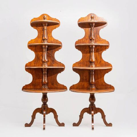 Винтаж: Пара винтажных этажерок