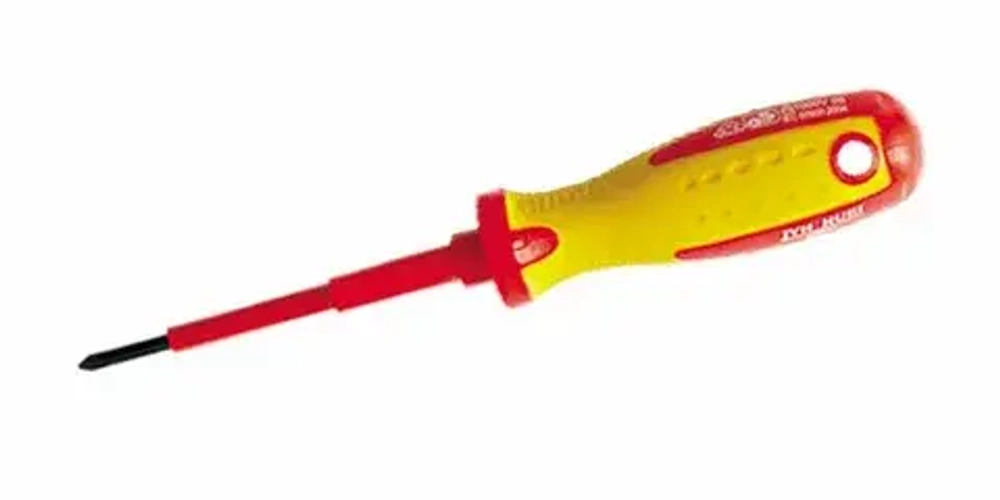 Отвертка PH0 x 75 мм, Insulated, CrMo, до 1000 В, двухкомп. рукоятка// Matriх 12924