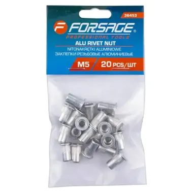 Заклепки резьбовые алюминиевые 20шт. Forsage F-36453