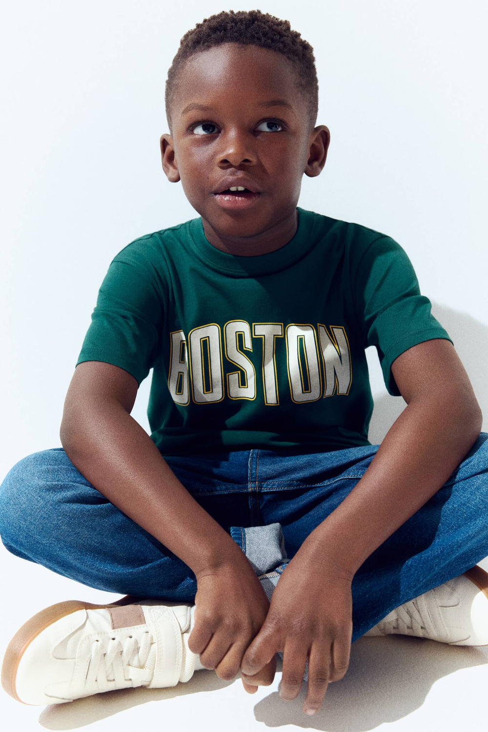 H&M Футболка с принтом, зеленый