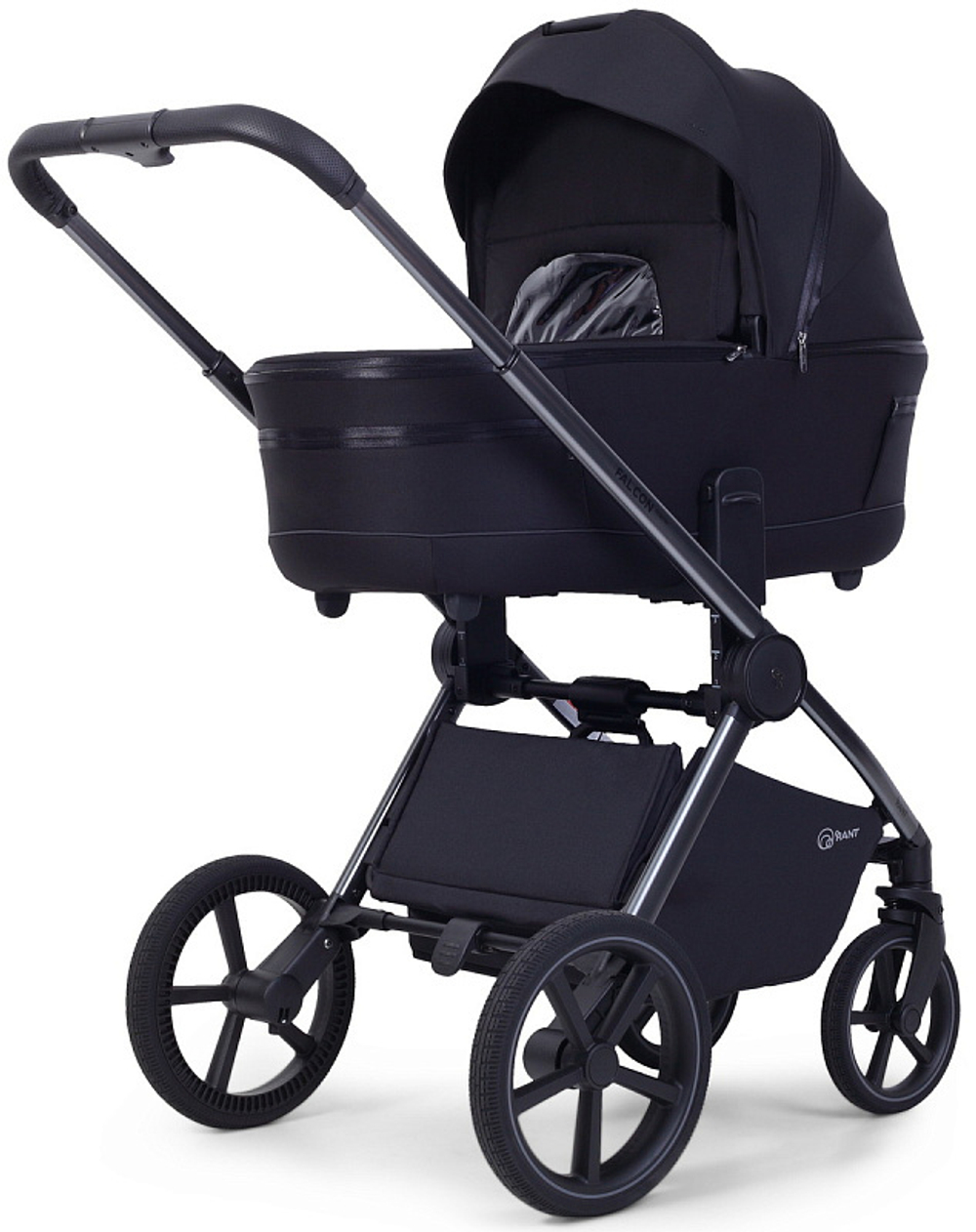 Детская коляска Rant Falcon Soft Therm 3 в 1 с автокреслом Cruise Black Black
