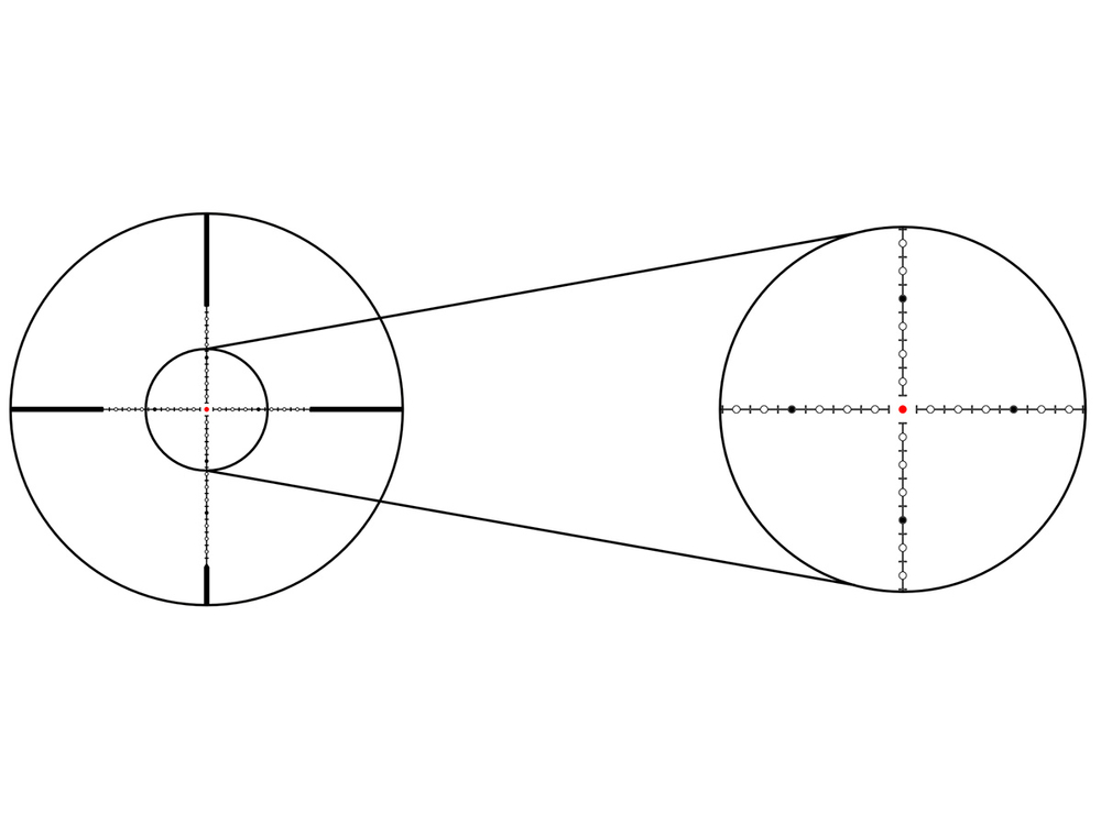Прицел Gaut Nephrite 6-24x50 SF, сетка 61 (Half MD)