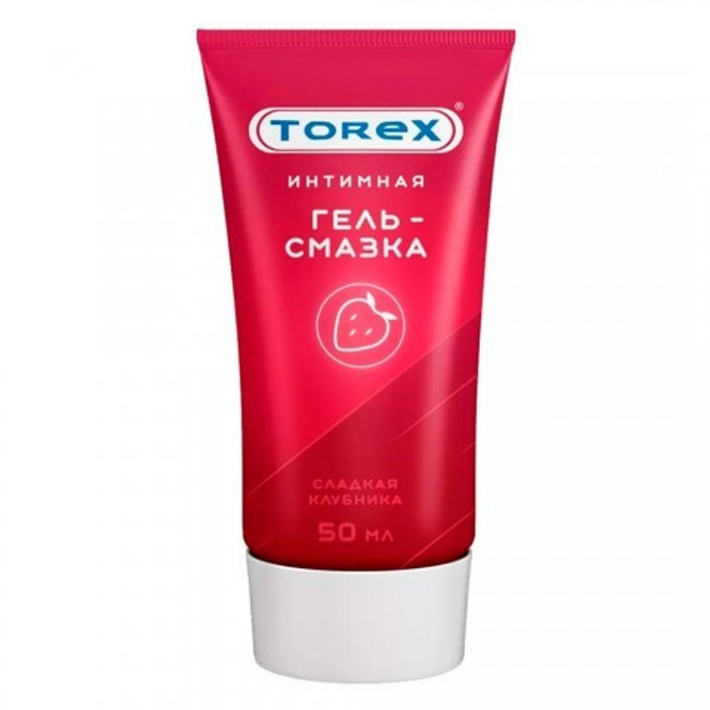 Гель-смазка TOREX Сладкая клубника, туба, 50 мл