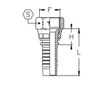 Фитинг DN 25 JIC (Г) 1.5/8