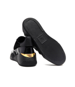 Кожаные кроссовки Giuseppe Zanotti - черный(RU20063)