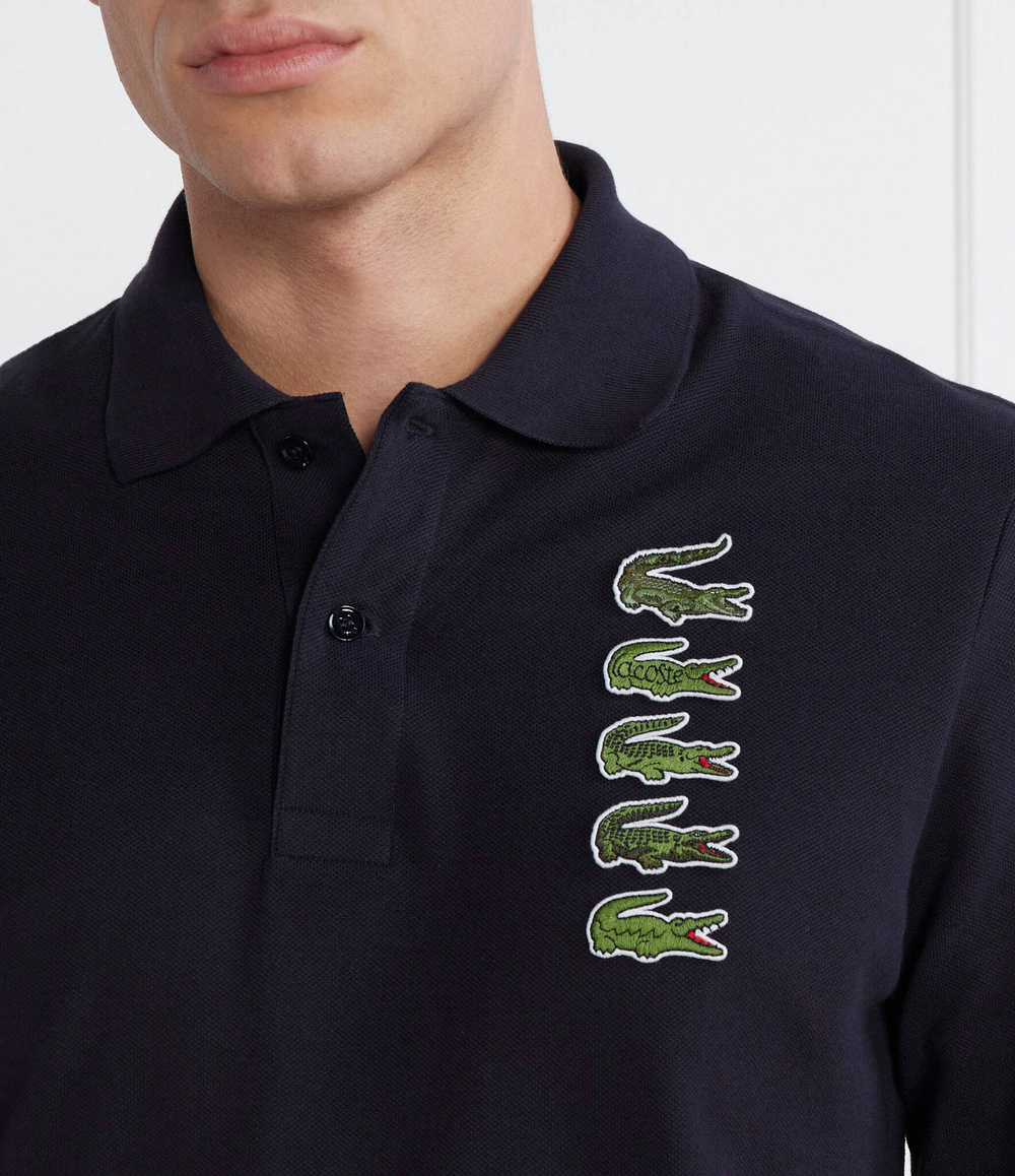 Поло Lacoste - темно-синий(PH3462)