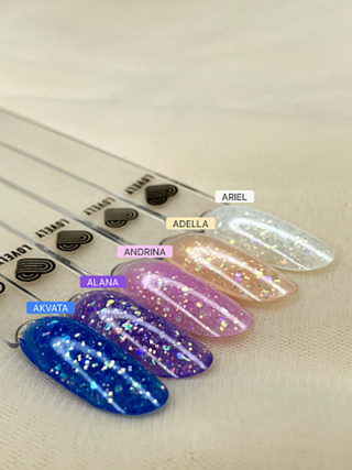 Гель для наращивания и укрепления Lovely, Lego Gel Mermaid Alana, 15 гр