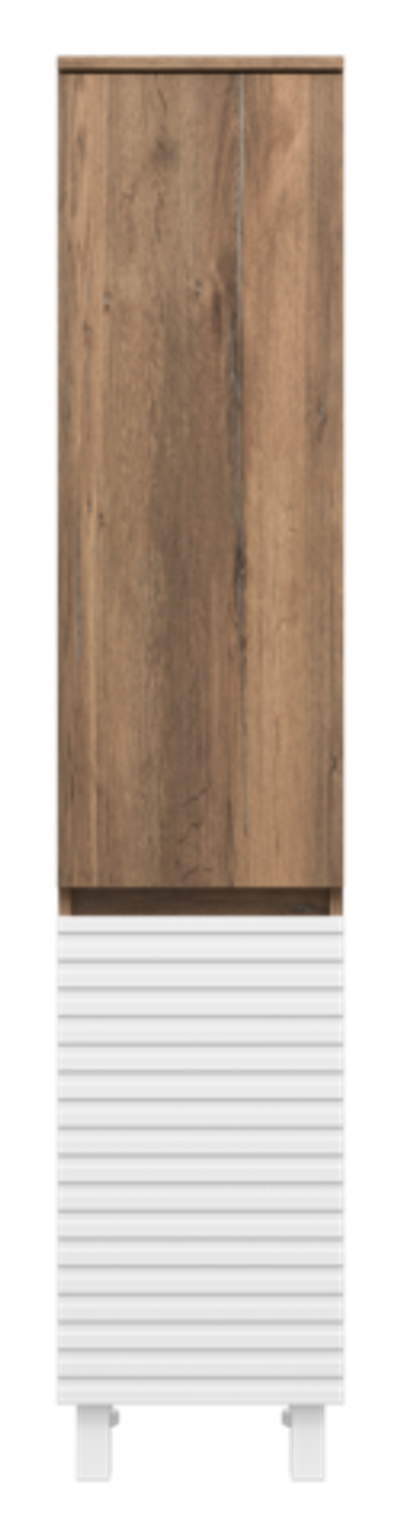 Шкаф - пенал Brevita Dakota 35 универсальный левый (белый)