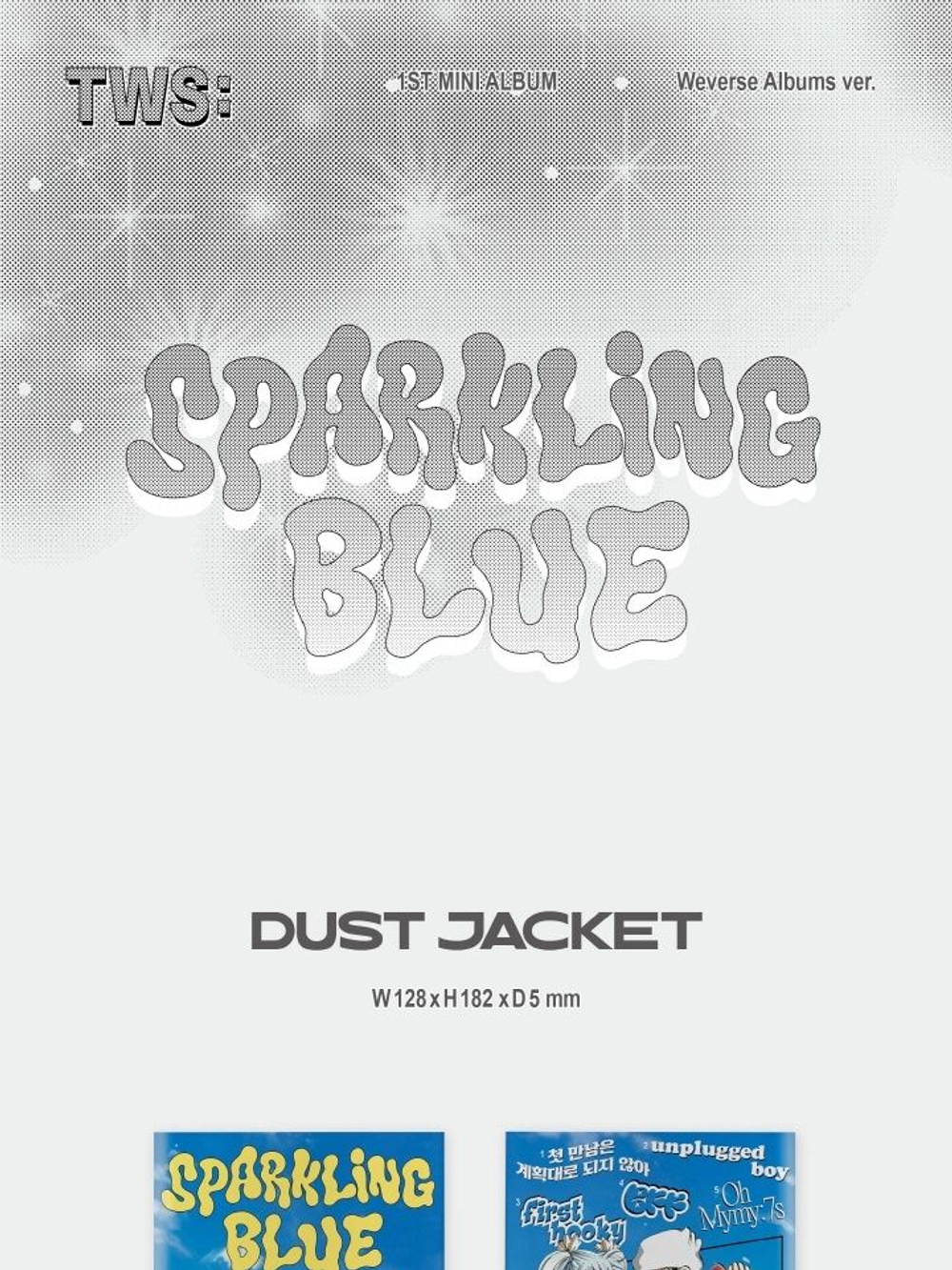Альбом TWS - SPARKLING BLUE 1st Mini Album WVS ALBUMS Version