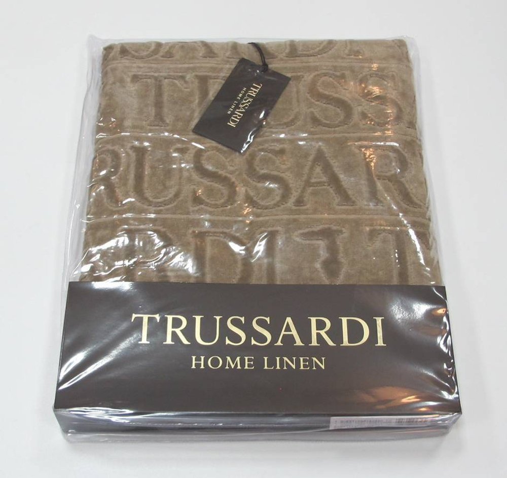 Набор полотенец 2шт Trussardi Overlogo 002 Sand бежевый