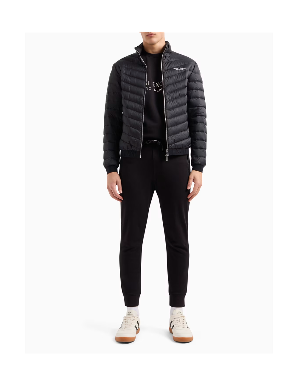 Двусторонняя утепленная куртка с застежкой-молнией Armani Exchange