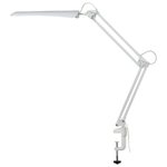 Настольная лампа светильник Гермес на струбцине, СВЕТОДИОДНАЯ, 8 Вт, белый