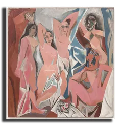 Репродукция "Пабло Пикассо - Авиньонские девицы"