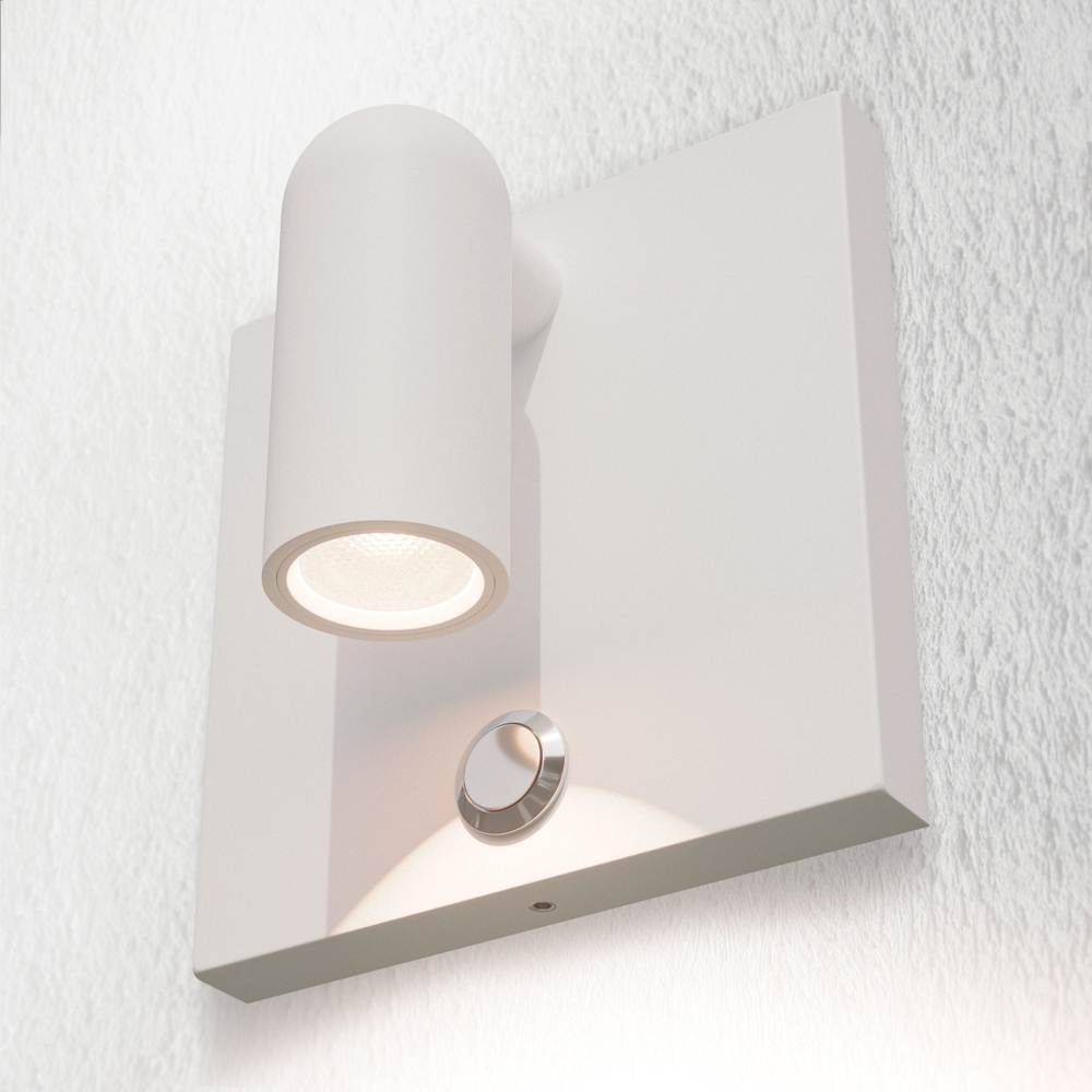 200936 Бра OMEGA LED 3W 277LM G БЕЛЫЙ 3000K