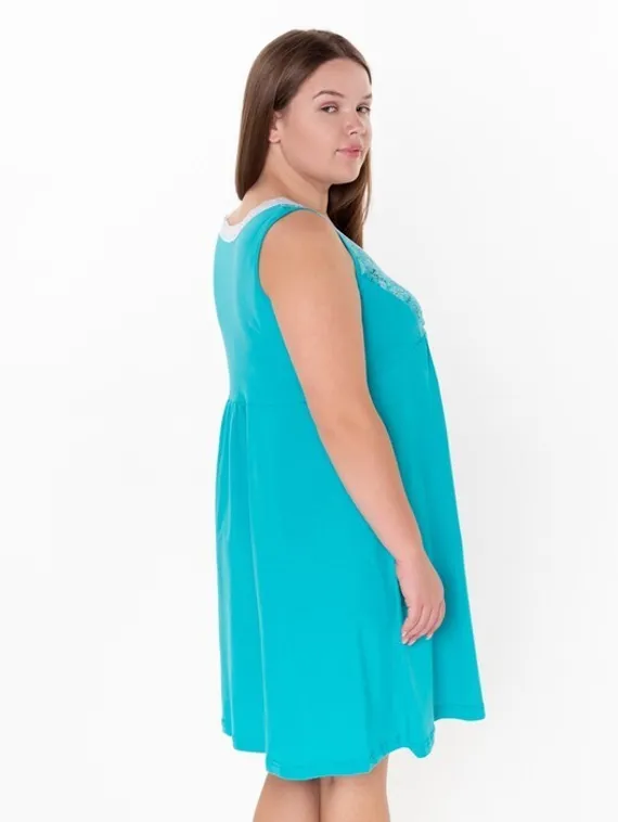 Ночная сорочка женская, цвет ментол, размер 46