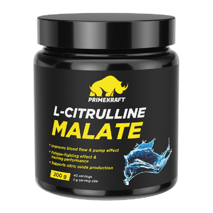 L-Цитруллин малат &quot;Без вкуса&quot;, L-Citrulline Malate, Prime Kraft, 200 г