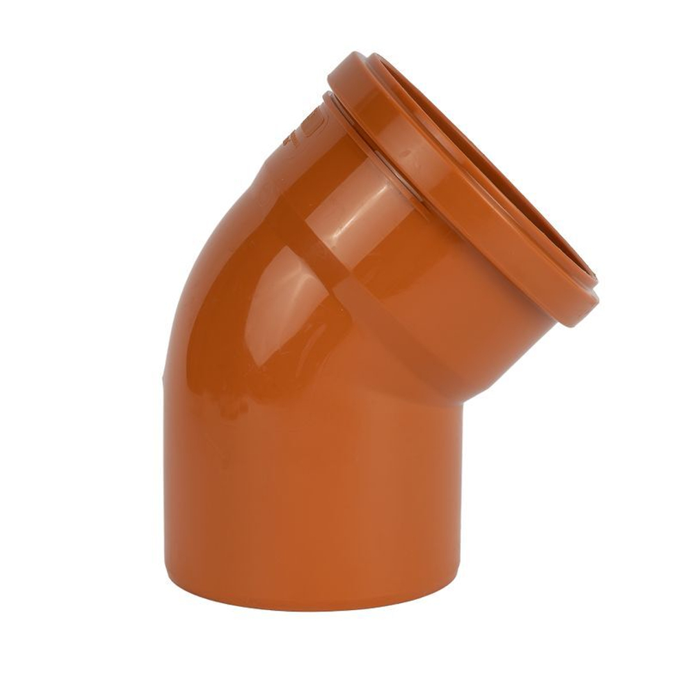 Отвод наружный канализационный 110 мм 45°