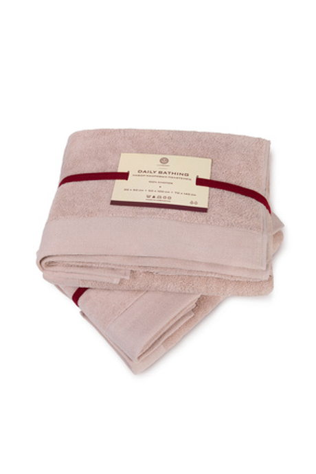 Полотенце 70x140 Luxberry Daily Bathing пудровое